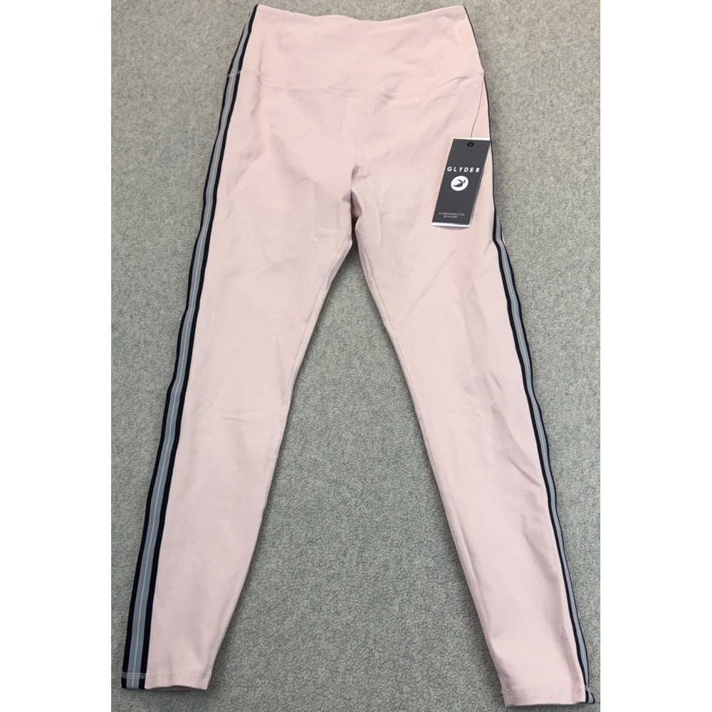 NWT Glyder Womens Revolution Leg Leggings Rosewater Stretchy Yoga Performance M
